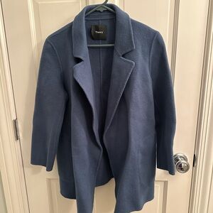 Theory Wool/Cashmere Blue Blazer
